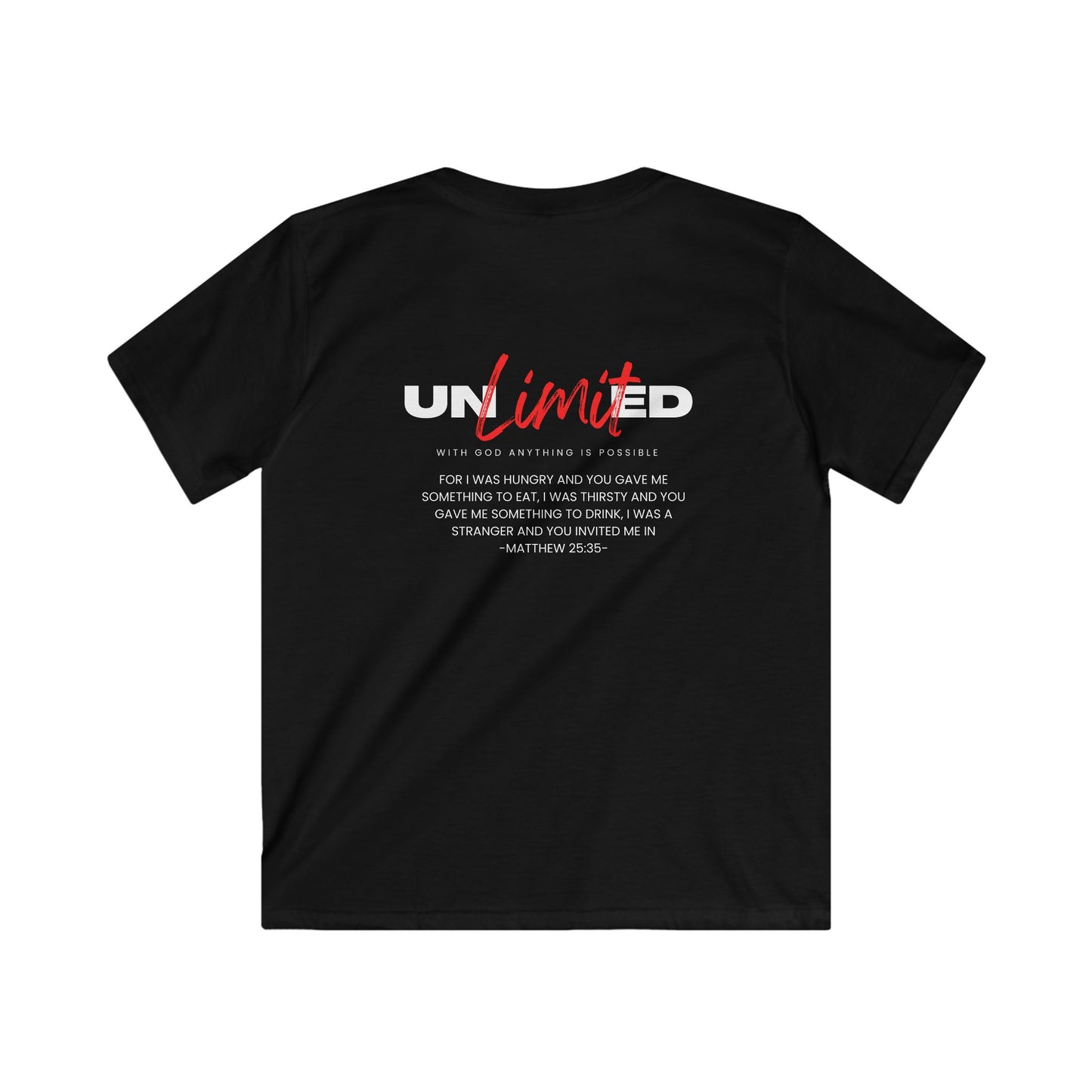 Youth Matthew 25:35 T-Shirt